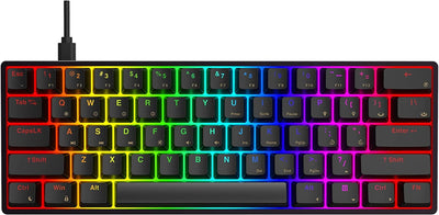 AG AC61M GK61 RGB Gaming Keyboard - 61 Keys