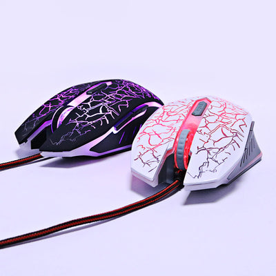 Professional Wired Gaming Mouse DPI Adjustable Computer Optical LED Game Mice USB Games Cable Mouse for PC Gamer